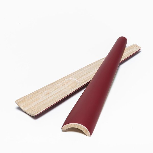 bibol Salatbesteck TIA aus Bambus 30cm Rot matt